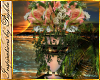 I~Isle Peach Floral Vase