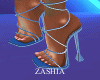 Elegant Blue Heels