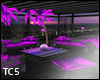 Neon tropical couch