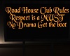 Road House Rules 1
