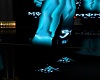 monsters shoes blue