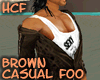 HCF Brown Casual Foo
