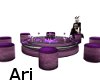 Purple Grunge bar table