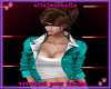 WE! jacket cyan zoe