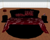 ® Starry Red Black Bed