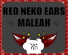✧ Red Neko Ears ✧