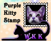 WKK-Prpl KittyHead Stamp