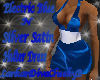 ELECTRIC BLUE,SILV DRESS