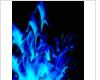 Blue Flames Background