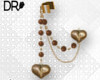 DR- Boho  heart earrings