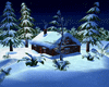 [KG] Night Winter Cabin