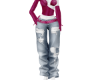 pink casual