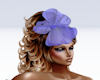 Lilac Hair Flower Hat