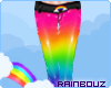 [R] Rainbow Pvc Pants