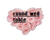 round wed table