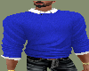 Sweater w Shirt Blue
