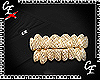 CE' Cut Gold Dust Grillz