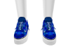 C Blue sneaker
