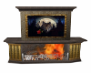 ANGELs Wolf fire place