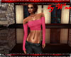 !W Ribbed Mini T 2 pink