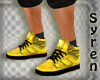 Shoes Black n Yellow Prl