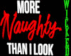 NAUGHTY SIGN