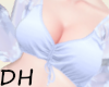 sheer top baby blue