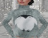 grey pinguin sweater