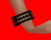 50s Black Bead Bracelet