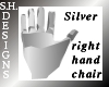 Silver Gauntlet Chair RT