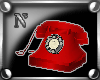 NzI Red Vintage Telephon