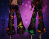 Neon Flowers Pants