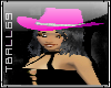 Pink Hat black hair