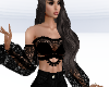 Black Lace Crop