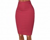 Coral Pencil Skirt