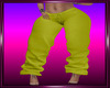 chilling yellow joggers