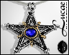 Sapphire Pentagram Neckl
