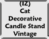 (IZ) Cat Candle Stand