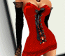 Red&Black Mini Dress