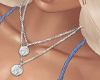 $ Ice Coin Necklace