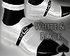 Cat~ White & Black Shoes