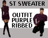 ST SWEATER FULLFIT PURP