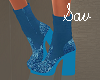 RockDiva Boots-Blue