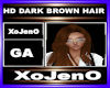 HD DARK BROWN HAIR