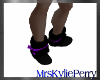 Kids Purple Furr Boots