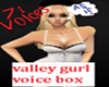 Valley Girl Voice box