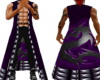 purple dragon robe &pant