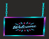 Neon Welcome - Exit Sign