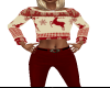 christmas sweater /jeans