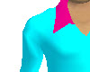 pink n blue shirt